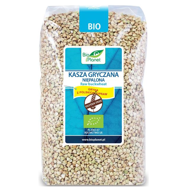 KASZA GRYCZANA NIEPALONA BIO 1KG - BIO PLANET