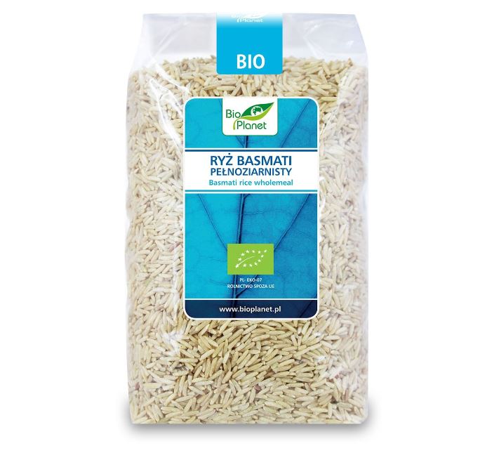 RYŻ BASMATI PEŁNOZIARNISTY BIO 1 kg - BIO PLANET