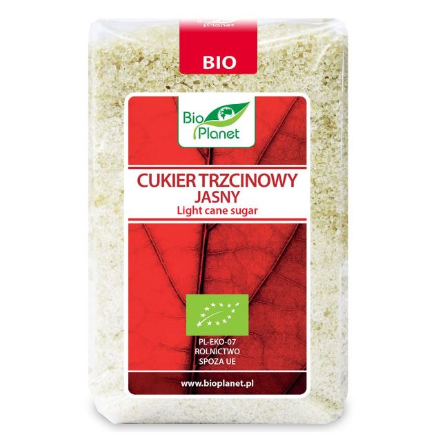 CUKIER TRZCINOWY JASNY BIO 500G - BIO PLANET