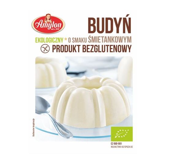 BUDYŃ ŚMIETANKOWY (BEZGLUTENOWY) BIO 40 g - AMYLON