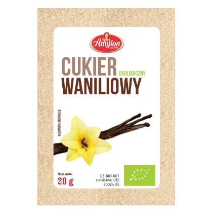 CUKIER WANILIOWY BIO 20 g - AMYLON