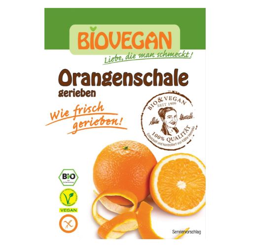 SKÓRKA POMARAŃCZY SUSZONA SPROSZKOWANA BIO 9 g - BIO VEGAN