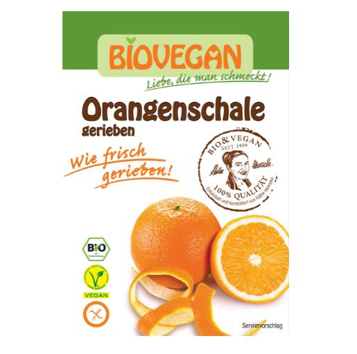 SKÓRKA POMARAŃCZY SUSZONA SPROSZKOWANA BIO 9 g - BIO VEGAN