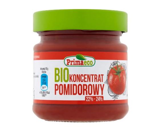 KONCENTRAT POMIDOROWY BIO 185 g - PRIMAECO