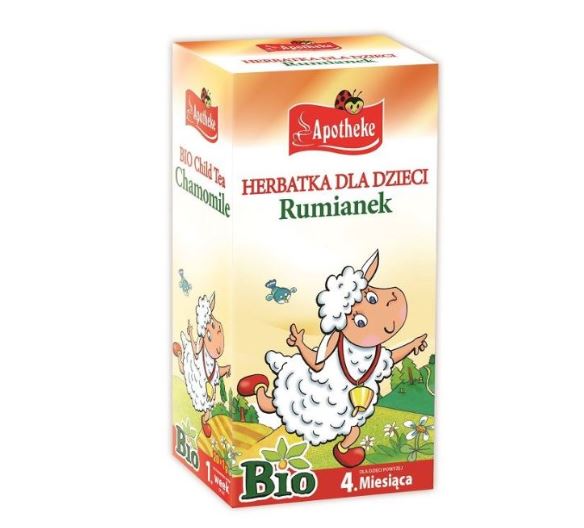 HERBATKA DLA DZIECI - RUMIANKOWA BIO 20 x 1 g - APOTHEKE