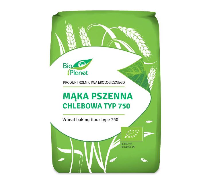 MĄKA PSZENNA CHLEBOWA TYP 750 BIO 1 kg - BIO PLANET