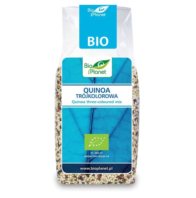 QUINOA TRÓJKOLOROWA BIO 250G - BIO PLANET