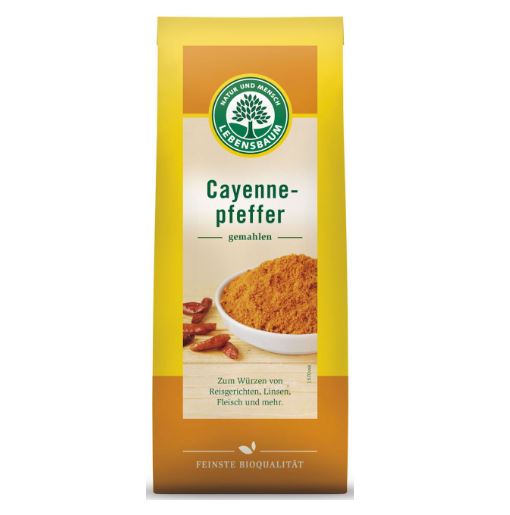 CHILI (PIEPRZ CAYENNE) BIO 50 g - LEBENSBAUM