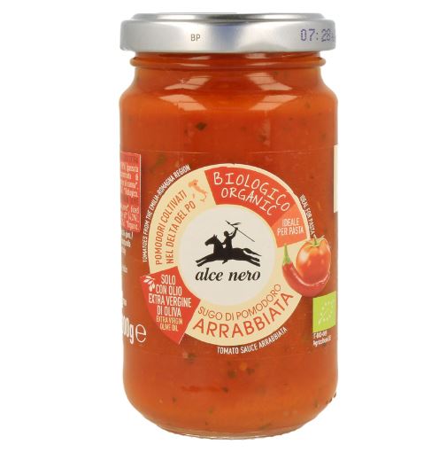 SOS POMIDOROWY ARRABIATA BIO 350 g - ALCE NERO