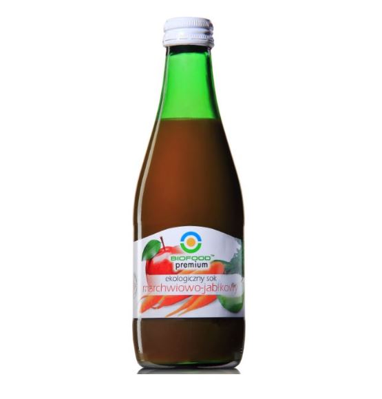 SOK MARCHWIOWO - JABŁKOWY BIO 300 ml - BIO FOOD