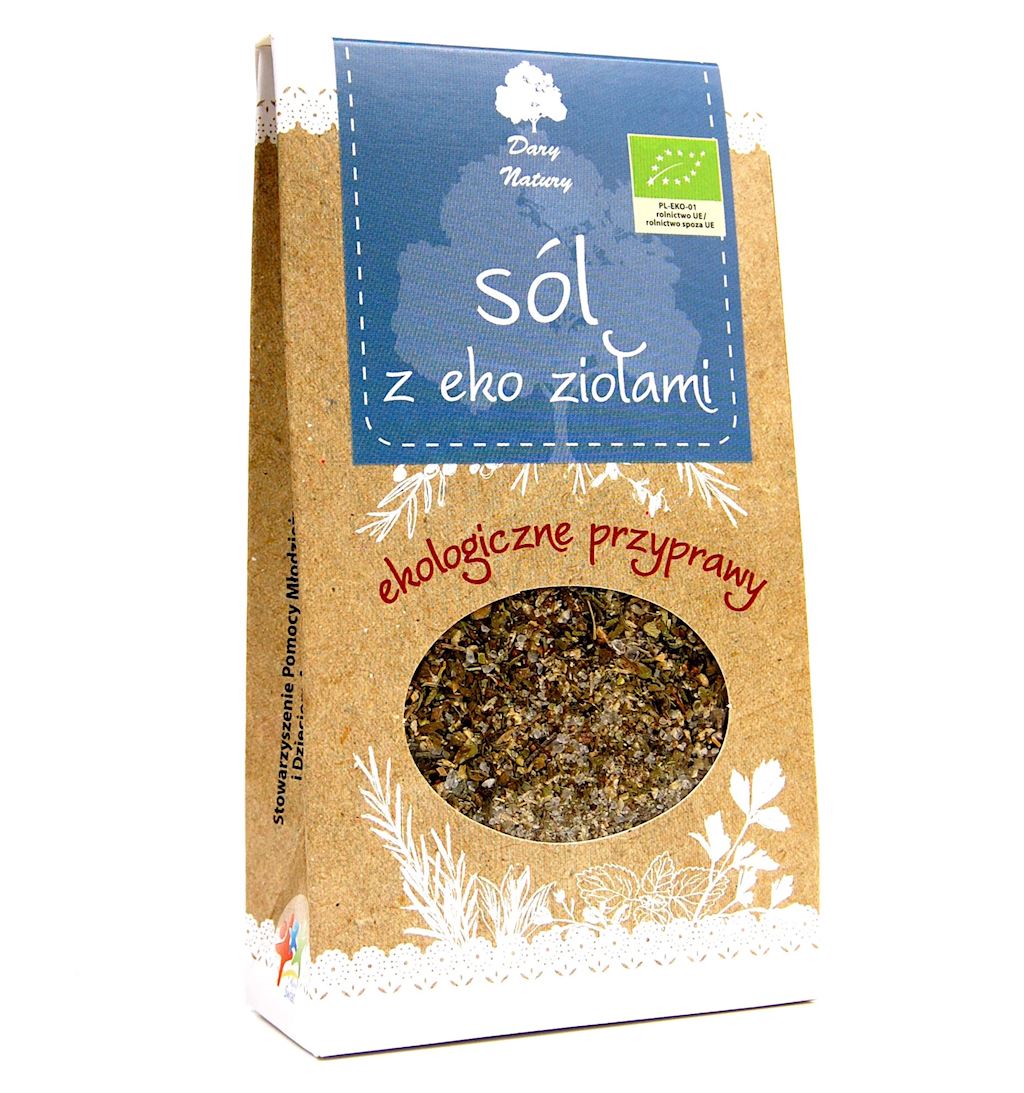 SÓL Z ZIOŁAMI BIO 100 g - DARY NATURY