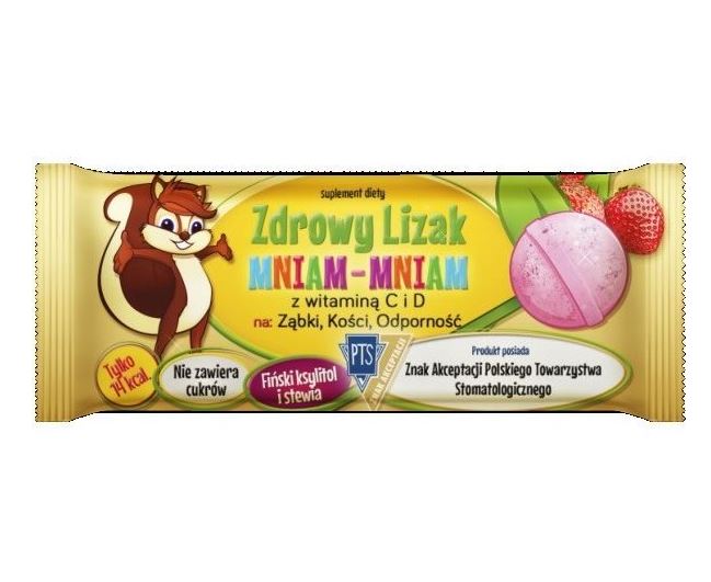 ZDROWY LIZAK MNIAM MNIAM TRUSKAWKA 6G