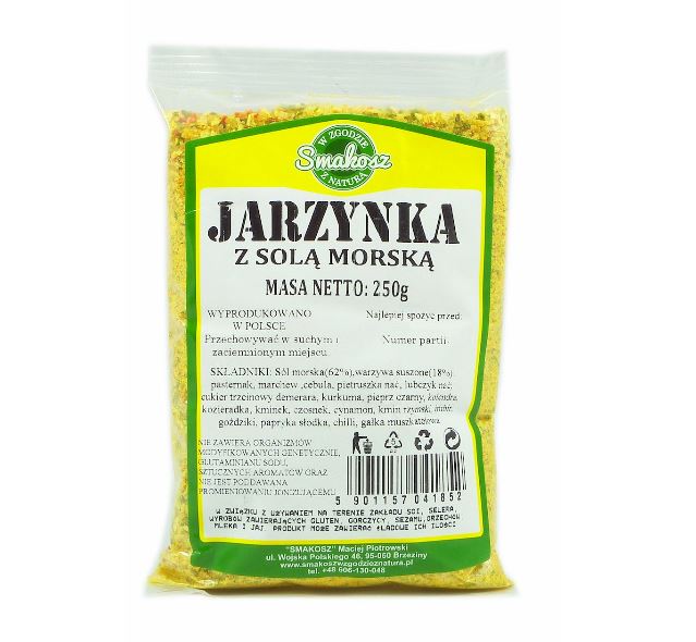 JARZYNKA Z SOLA MORSKĄ 250 G SMAKOSZ