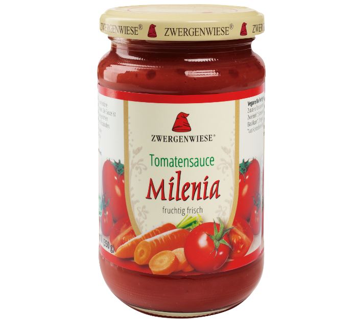 SOS POMIDOROWY MILENIA BEZGLUTENOWY BIO 350 g - ZWERGENWIESE