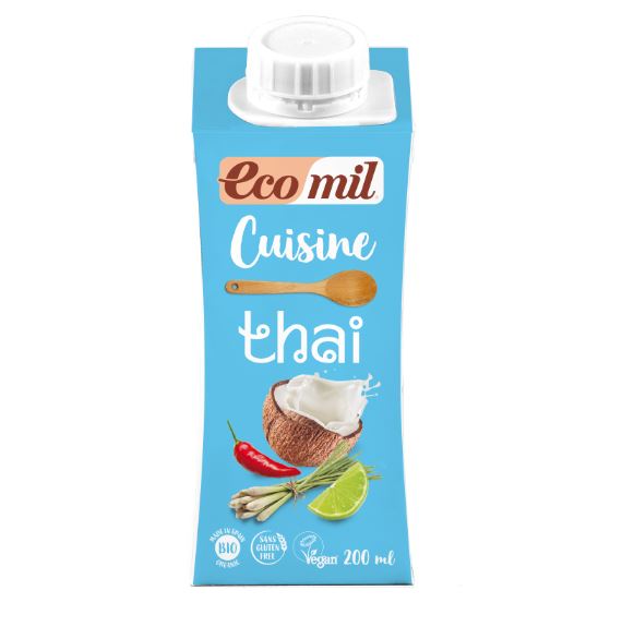 KREM DO GOTOWANIA KOKOSOWY TAJSKI 200 ML - ECOMIL
