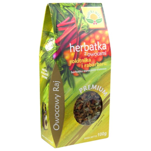 HERBATA ROKITNIK I RABARBAR 100G - NATURA WITA