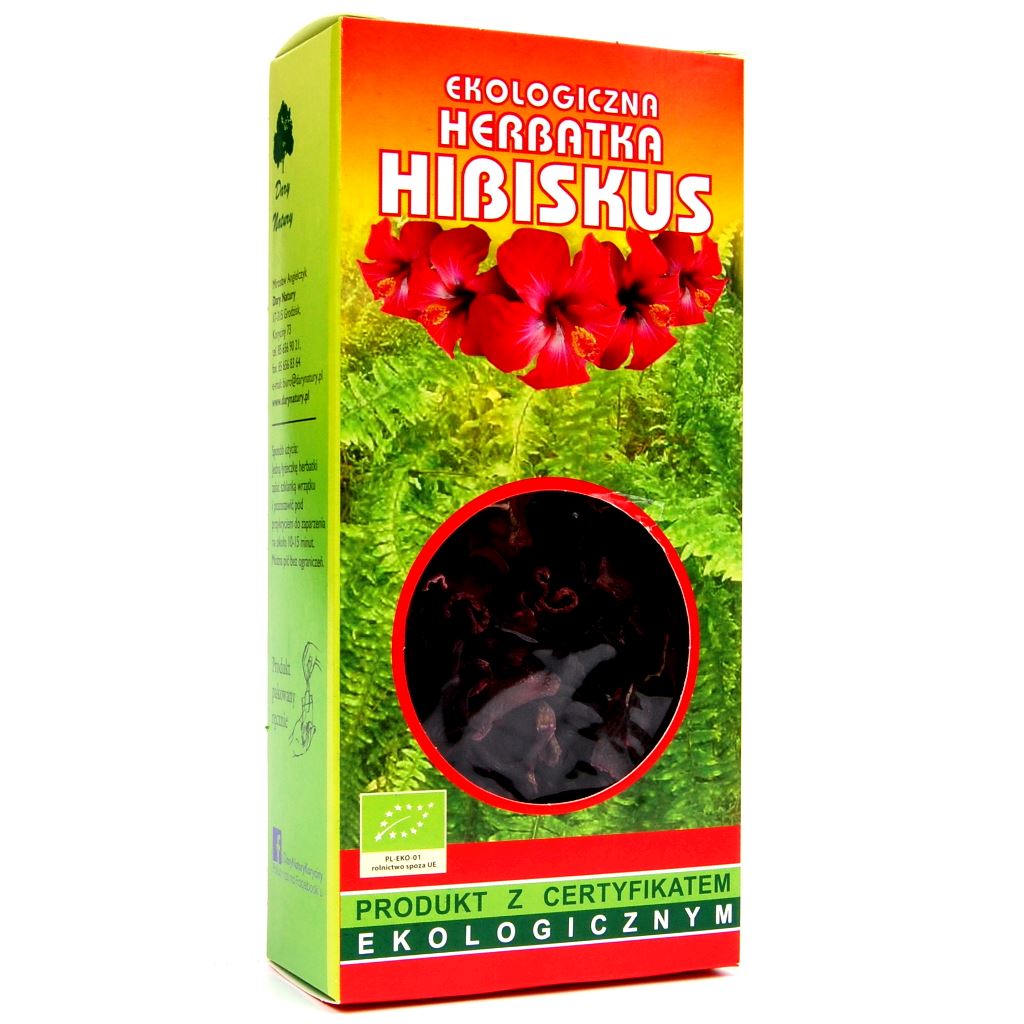 HERBATKA HIBISKUS BIO 50 g - DARY NATURY