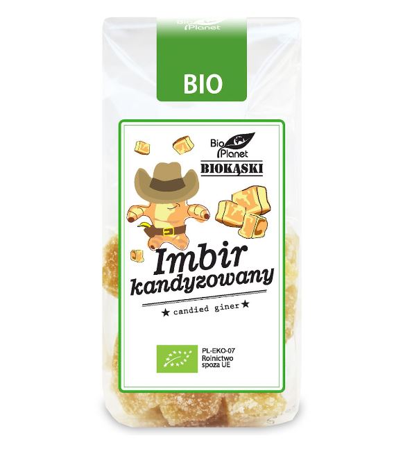 IMBIR KANDYZOWANY BIO 100G - BIO PLANET