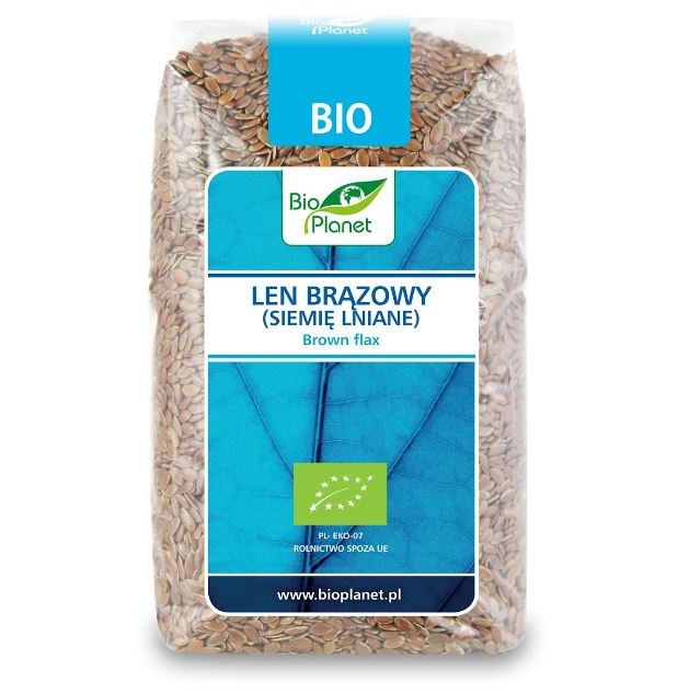 LEN BRĄZOWY 400 g - BIO PLANET