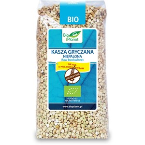 KASZA GRYCZANA NIEPALONA BIO 500 g - BIO PLANET