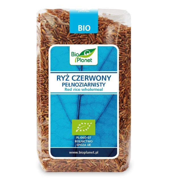 RYŻ CZERWONY PEŁNOZIARNISTY BIO 500G - BIO PLANET