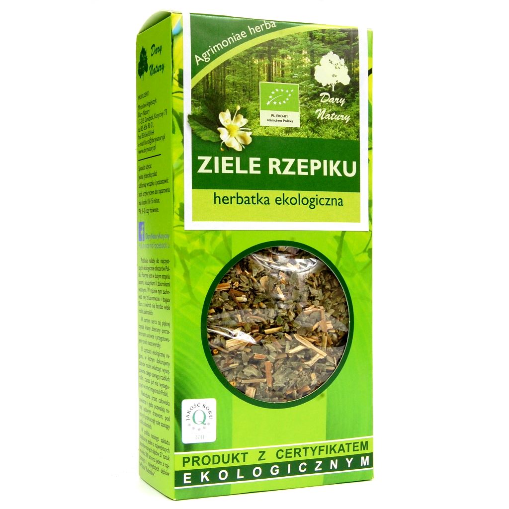 HERBATKA ZIELE RZEPIKU BIO 50 g - DARY NATURY