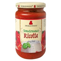 SOS POMIDOROWY Z RICOTTą BEZGLUTENOWY BIO 350 g - ZWERGENWIESE