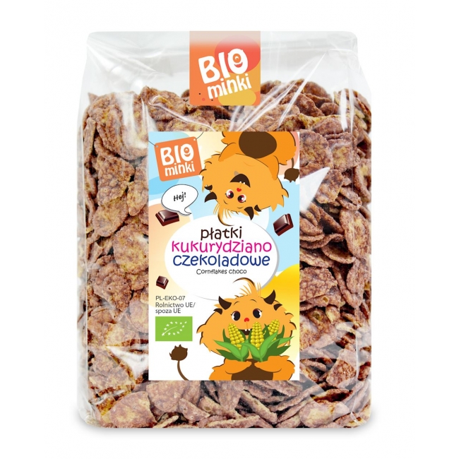 PŁATKI KUKURYDZIANO-CZEKOLADOWE BIO 300 g - BIOMINKI