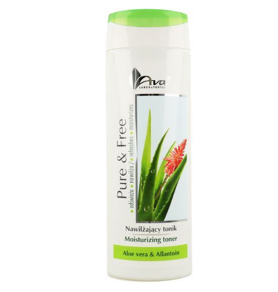 AVA PURE&FREE NAWILŻAJĄCY TONIK ALOE VERA 250ML