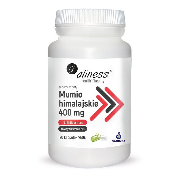 MUMIO HIMALAJSKIE 400G 90 KAPSUŁEK -ALINESS 