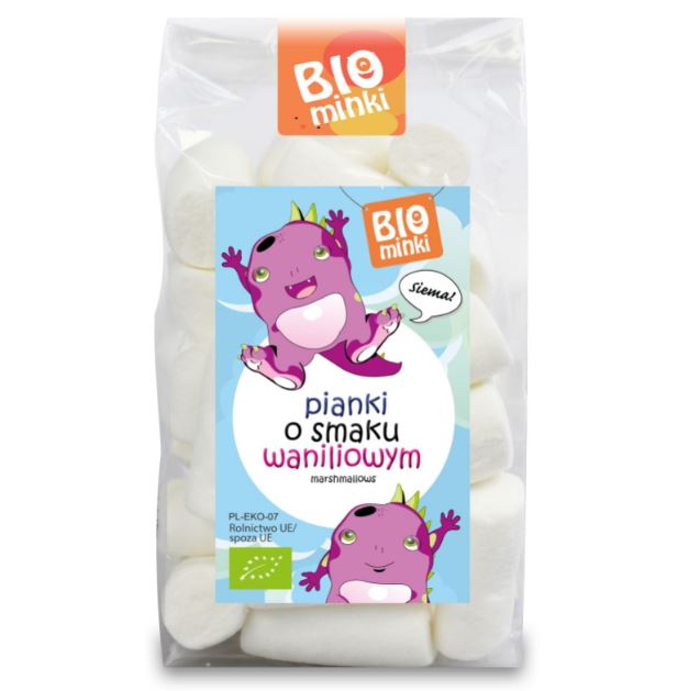 PIANKI O SMAKU WANILIOWYM BEZGLUTENOWE BIO 100G - BIOMINKI