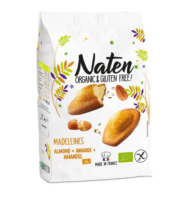 CIASTKA Z MIGDAŁAMI BEZGLUTENOWE BIO 180 g - NATEN