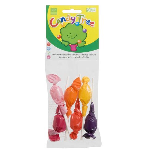 LIZAKI OKRĄGŁE MIX BEZGLUTENOWE BIO (6 x 10 g) - CANDY TREE